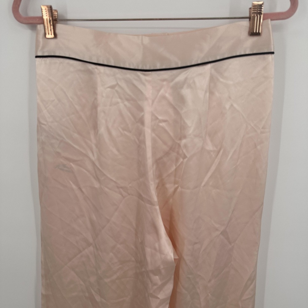 Agent Provocateur Pants Womens 3 Silk Wide Leg Pajama Lounge Knickers Forever - Picture 5 of 8